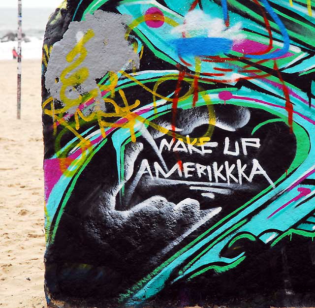 Venice Beach graffiti wall, Thursday, March 24, 2011
