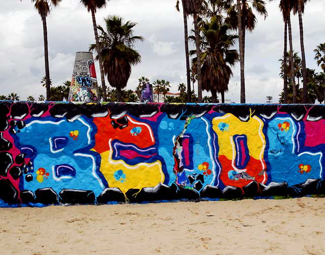 Venice Beach graffiti wall, Thursday, March 24, 2011