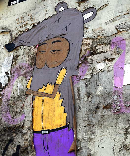 Street Art, 1200 block of West Sunset Boulevard, East of Echo Park, Friday, March 25, 2011