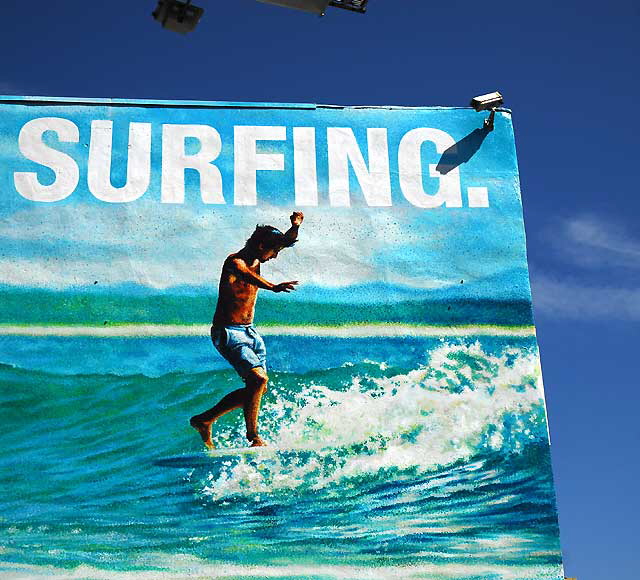 Van's "surfing' advertisement, Melrose Avenue