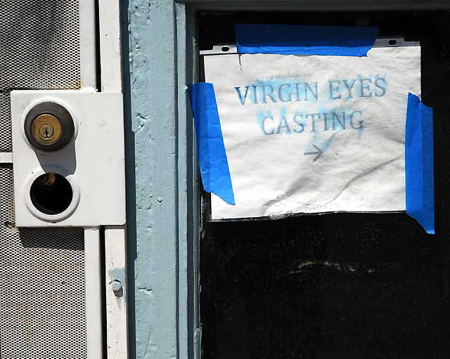 Virgin Eyes Casting, Melrose Avenue at Heliotrope