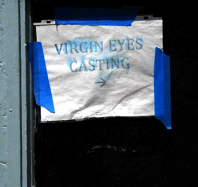 Virgin Eyes Casting, Melrose Avenue at Heliotrope