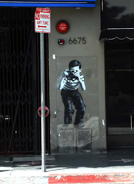 Banksy at 6675 Hollywood Boulevard