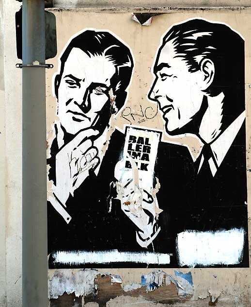Shepard Fairey graphic, Wilcox and Selma, Hollywood