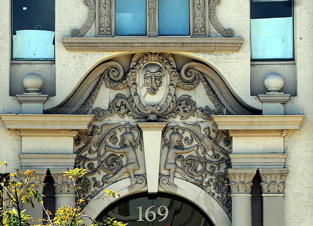 Architectural detail, the west side of La Brea between First and Beverly, Wednesday, March 30, 2011