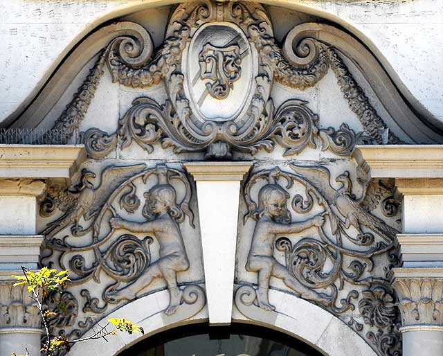 Architectural detail, the west side of La Brea between First and Beverly, Wednesday, March 30, 2011