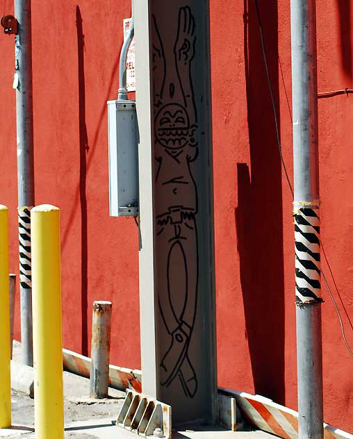 Electrical Worker, west side of La Brea between First and Beverly, Wednesday, March 30, 2011