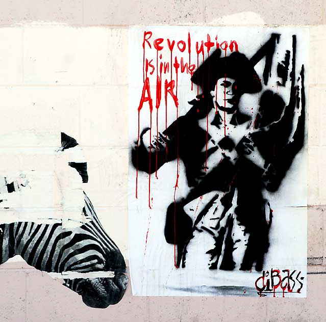 Street Art, northwest corner of Beverly and La Brea, Wednesday, March 30, 2011