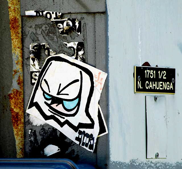 Sticker, Cahuenga Boulevard, Hollywood