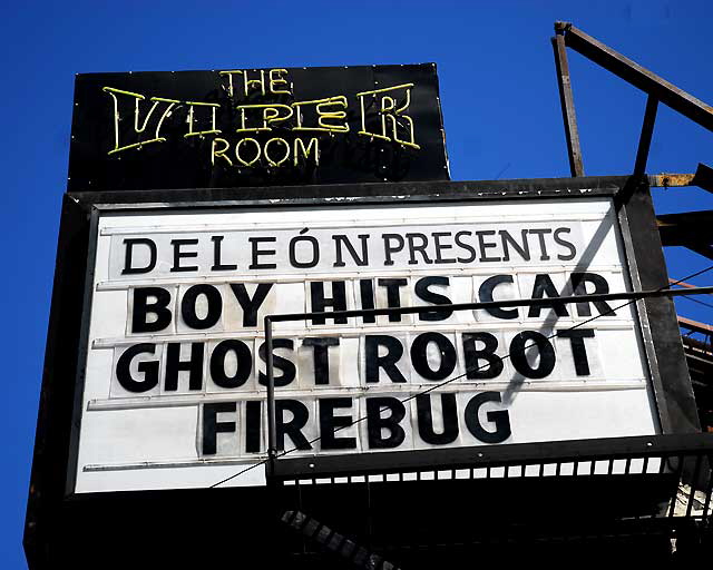 The Viper Room on the Sunset Strip, Friday, April 1, 2011