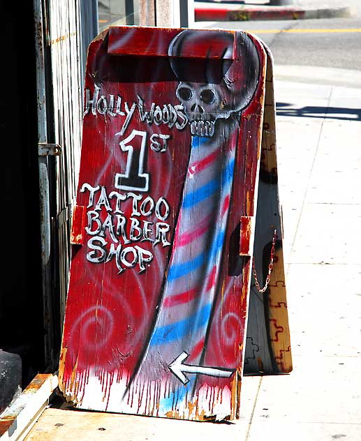 Tattoo Barbershop, Melrose Avenue
