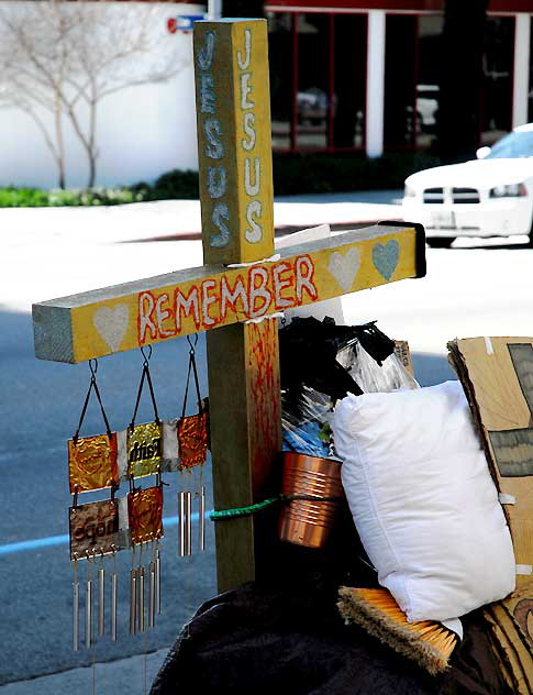 Jesus Cart on Sunset Boulevard, Tuesday, April 5, 2011