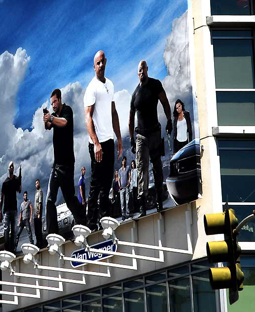 Promo for the Furious Five, Vine Street, Hollywood, Tuesday, April 5, 2011