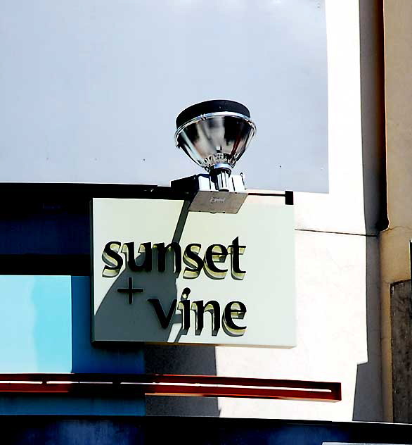 Sunset and Vine signage