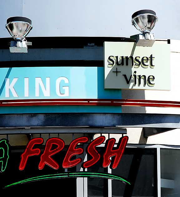 Sunset and Vine signage