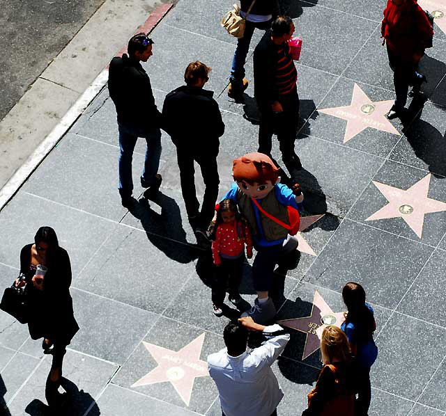 The Hollywood Walk of Fame at the Kodak Theater, Friday, April 8, 2011