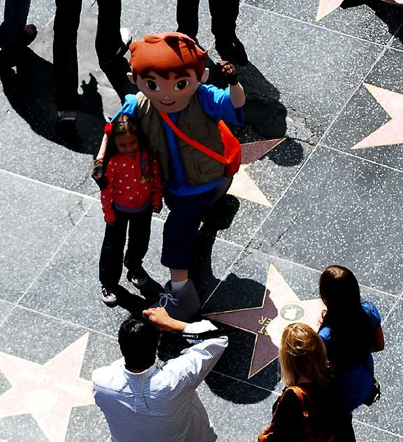 The Hollywood Walk of Fame at the Kodak Theater, Friday, April 8, 2011