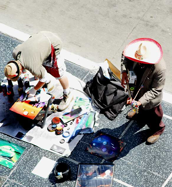 The Hollywood Walk of Fame at the Kodak Theater, Friday, April 8, 2011