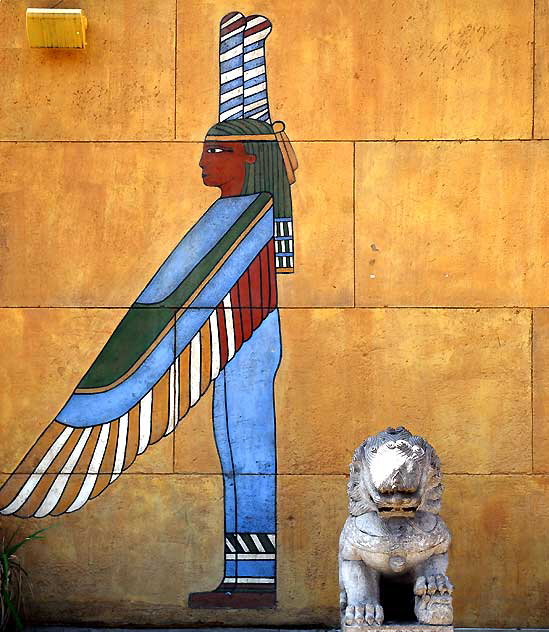 Courtyard of the Egyptian Theater, Hollywood Boulevard