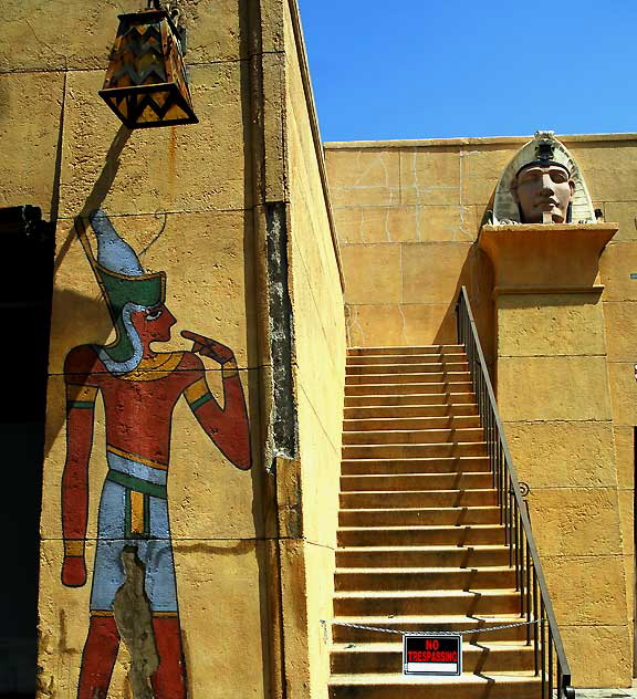 Courtyard of the Egyptian Theater, Hollywood Boulevard