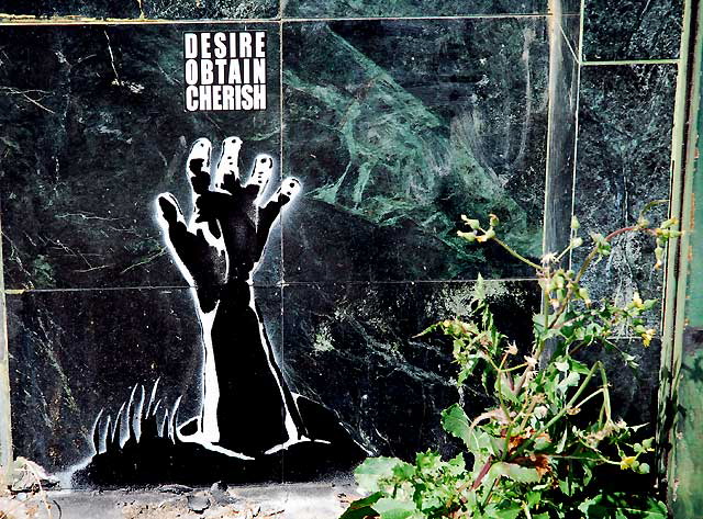 Desire-Obtain-Cherish Hand, East Hollywood, Wednesday, April 13, 2011