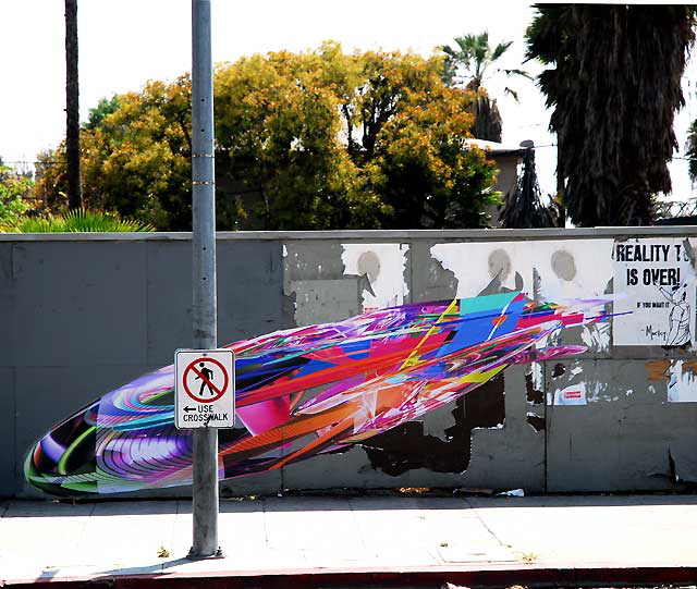 Color Wall, Hollywood Boulevard at Saint Andrews Place, East Hollywood, Wednesday, April 13, 2011