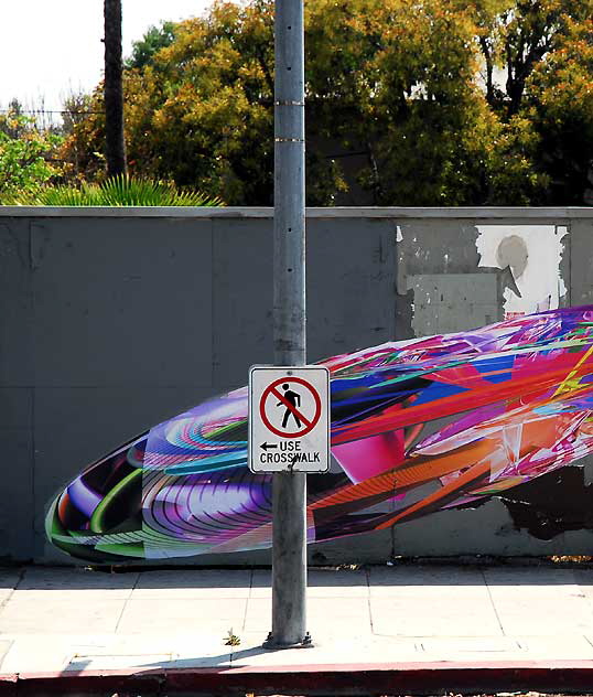 Color Wall, Hollywood Boulevard at Saint Andrews Place, East Hollywood, Wednesday, April 13, 2011