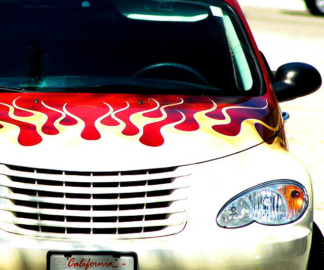 PT Cruiser parked on Havenhurst in West Hollywood