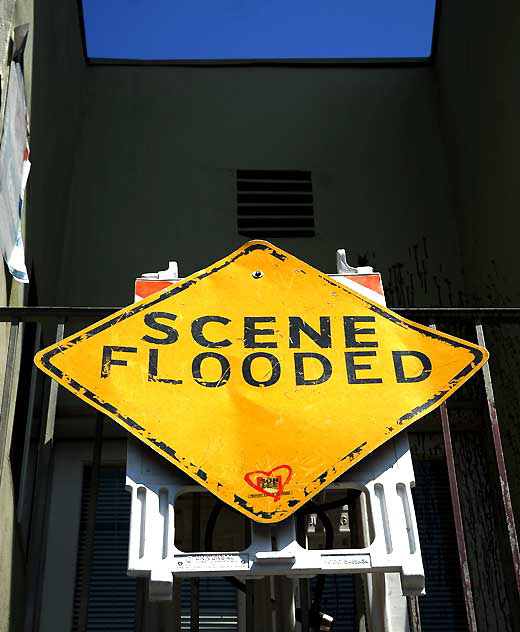 Scene Flooded - Melrose Avenue Parking Lot 