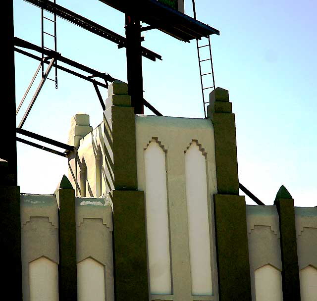 Shadows, 100 block of South LA Brea, West Los Angeles