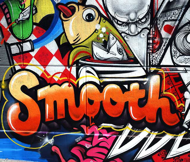 New mural on the northeast corner of Wilton and Hollywood Boulevard in East Hollywood - Monday, April 25, 2011