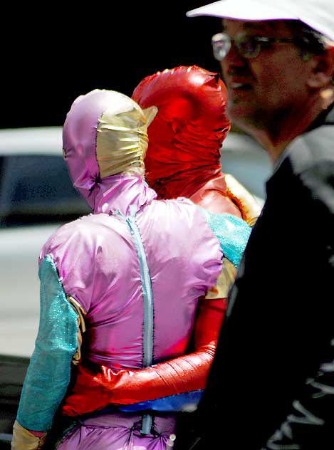 Costumed characters on Hollywood Boulevard, Thursday, May 26, 2011