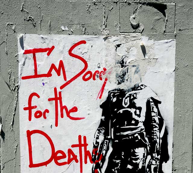 Sorry for the Deaths - Melrose Avenue poster, Monday, May 30, 2011
