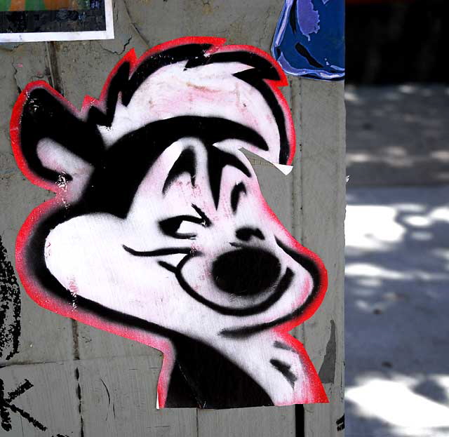 Skunk Sticker, Melrose Avenue