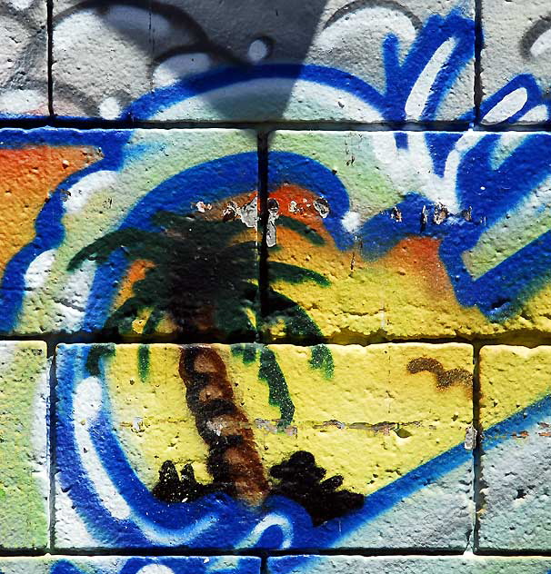 Alley off Melrose Avenue, Tuesday, May 10, 2011 - Mural Palm