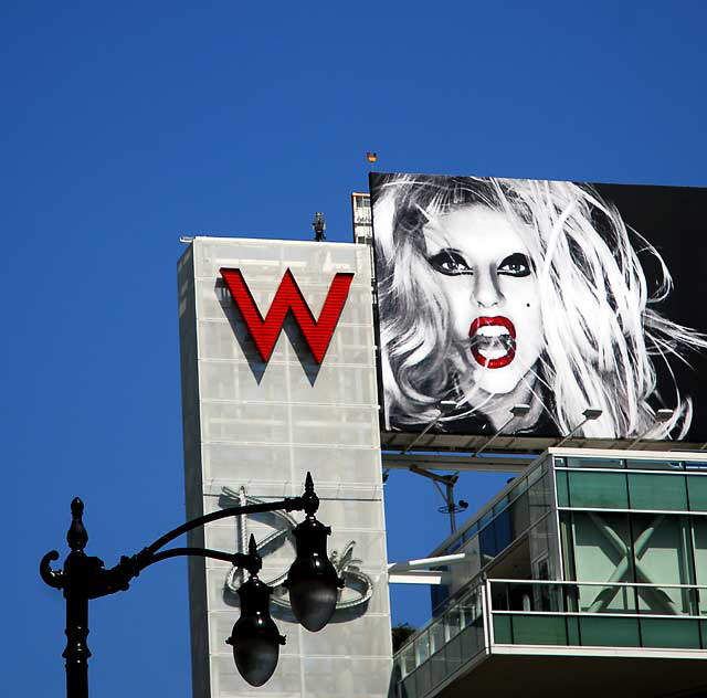 Lady Gaga at the W Hotel on Hollywood Boulevard, Wednesday, May 11, 2011