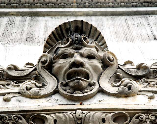 Detail at the Warner Pacific Theater, 6423 Hollywood Boulevard - 1926, architect G. Albert Lansburgh 