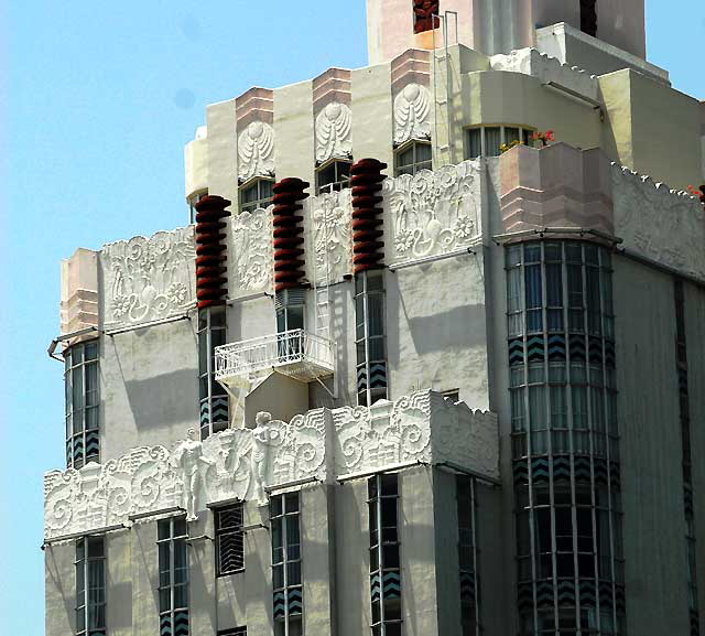 The Sunset Tower Hotel at 8358 Sunset Boulevard - designed in 1929 by Leland A. Bryant