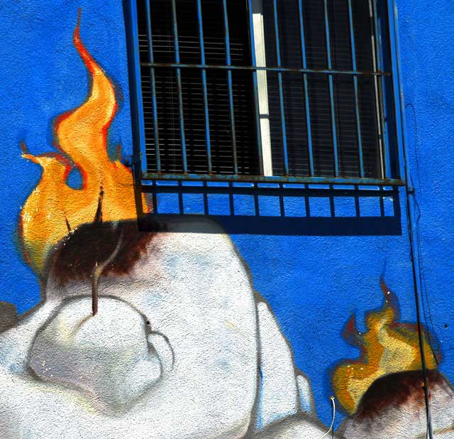 Flame Wall, Venice Beach