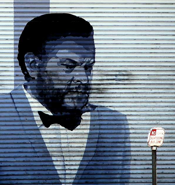 Orson Welles graphic, Hollywood Boulevard, Wednesday, June 1, 2011