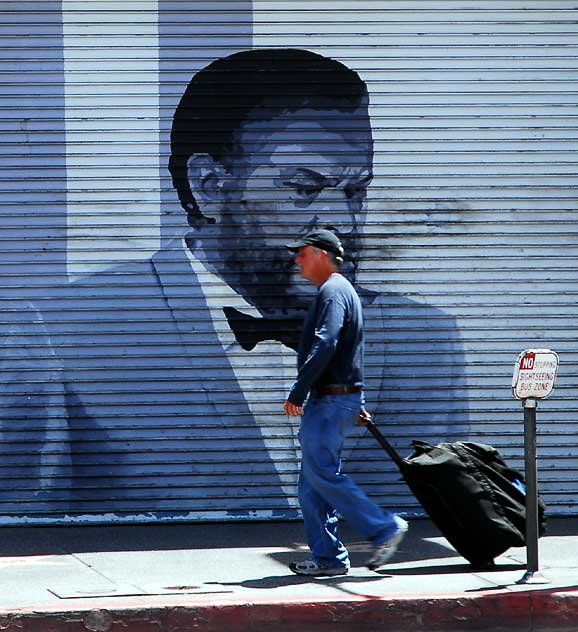 Orson Welles graphic, Hollywood Boulevard, Wednesday, June 1, 2011