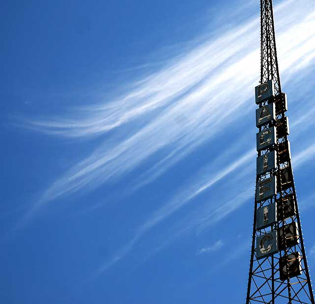 Hollywood Sky, Wednesday, June 1, 2011 - the Warner Pacific Theater