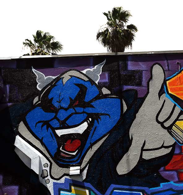 Blue Devil - Melrose Avenue alley, Monday, June 6, 2011