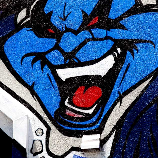 Blue Devil - Melrose Avenue alley, Monday, June 6, 2011