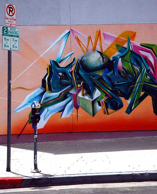 Abstract Mural, Melrose Avenue, Monday, June 6, 2011