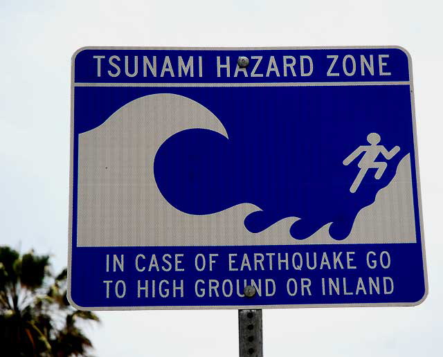 Tsunami Sign, Venice Beach