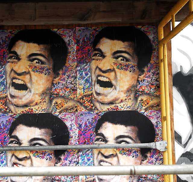 Mohammed Ali posters, 960 North La Brea Avenue, down the Hill from Hollywood, Thursday, June 9, 2011