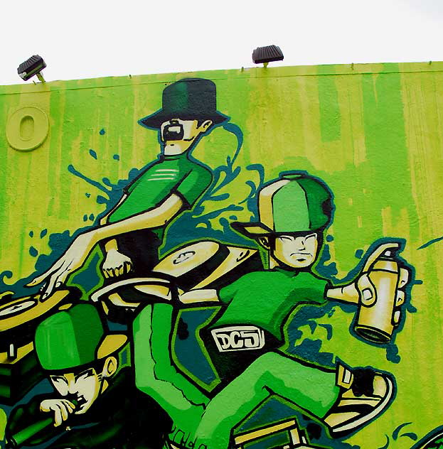 DJ-Dance Mural, 7000 Melrose Avenue, Friday, June 10, 2011