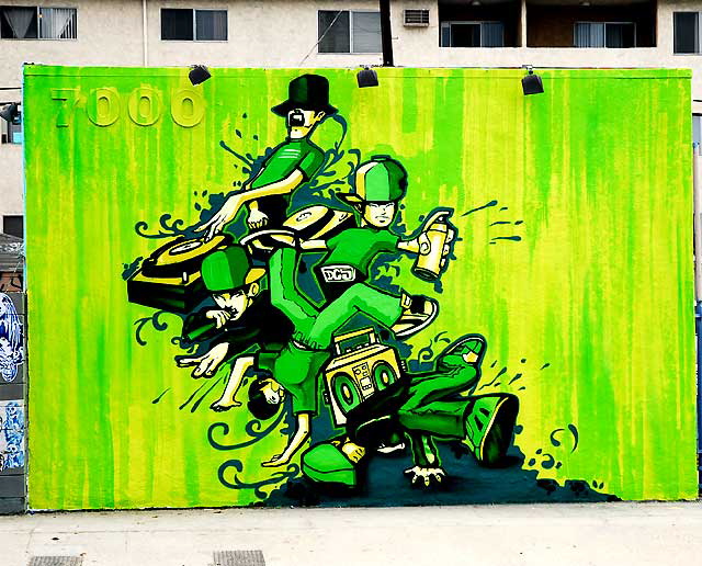 DJ-Dance Mural, 7000 Melrose Avenue, Friday, June 10, 2011