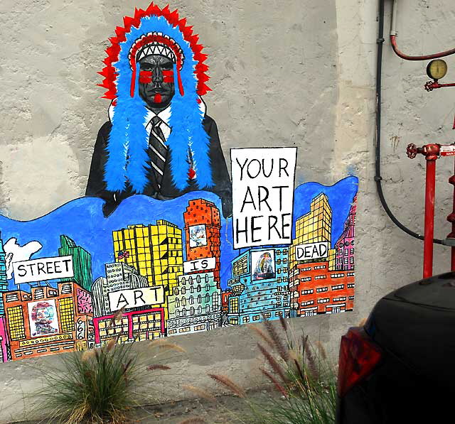 Street Art, 7000 Melrose Avenue, Friday, June 10, 2011